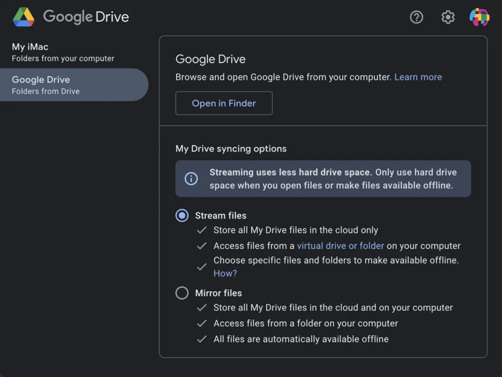 How to Download All Files From Google Drive: Google Drive for Desktop Preferences