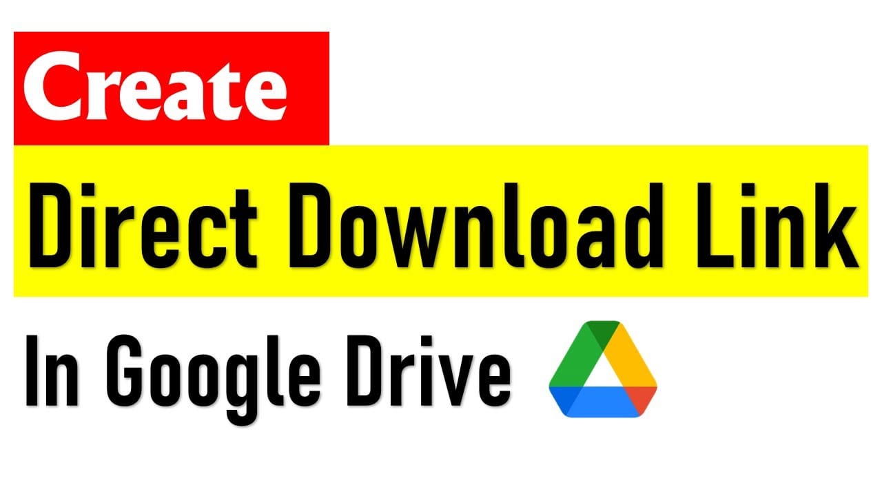 How to Create a Direct Link from Google Drive Files Are you looking for how to create a direct download link from Google Drive? Here's how to share your Google Drive files using direct links.