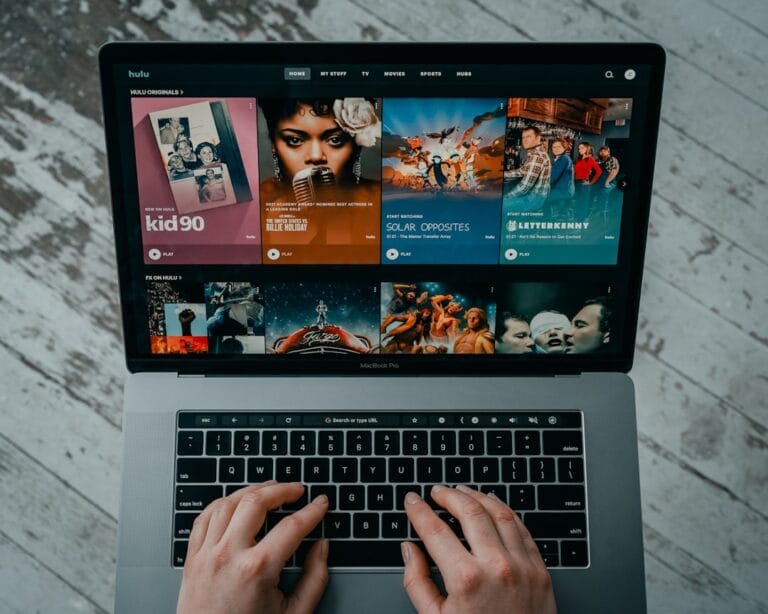 How to Embed Google Drive Video on Website: 2 Ways Video streaming interface playing on a MacBook laptop browser, illustrating how to embed video on a website