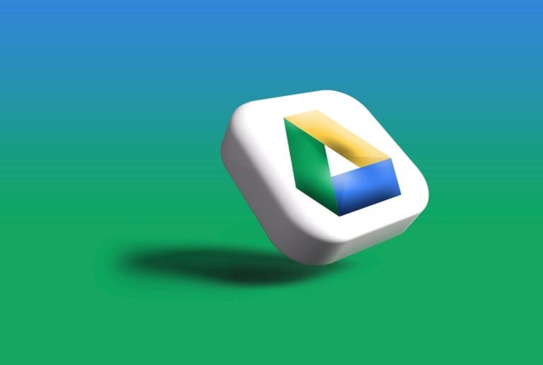 Google Drive 3D icon logo representing cloud file storage and download